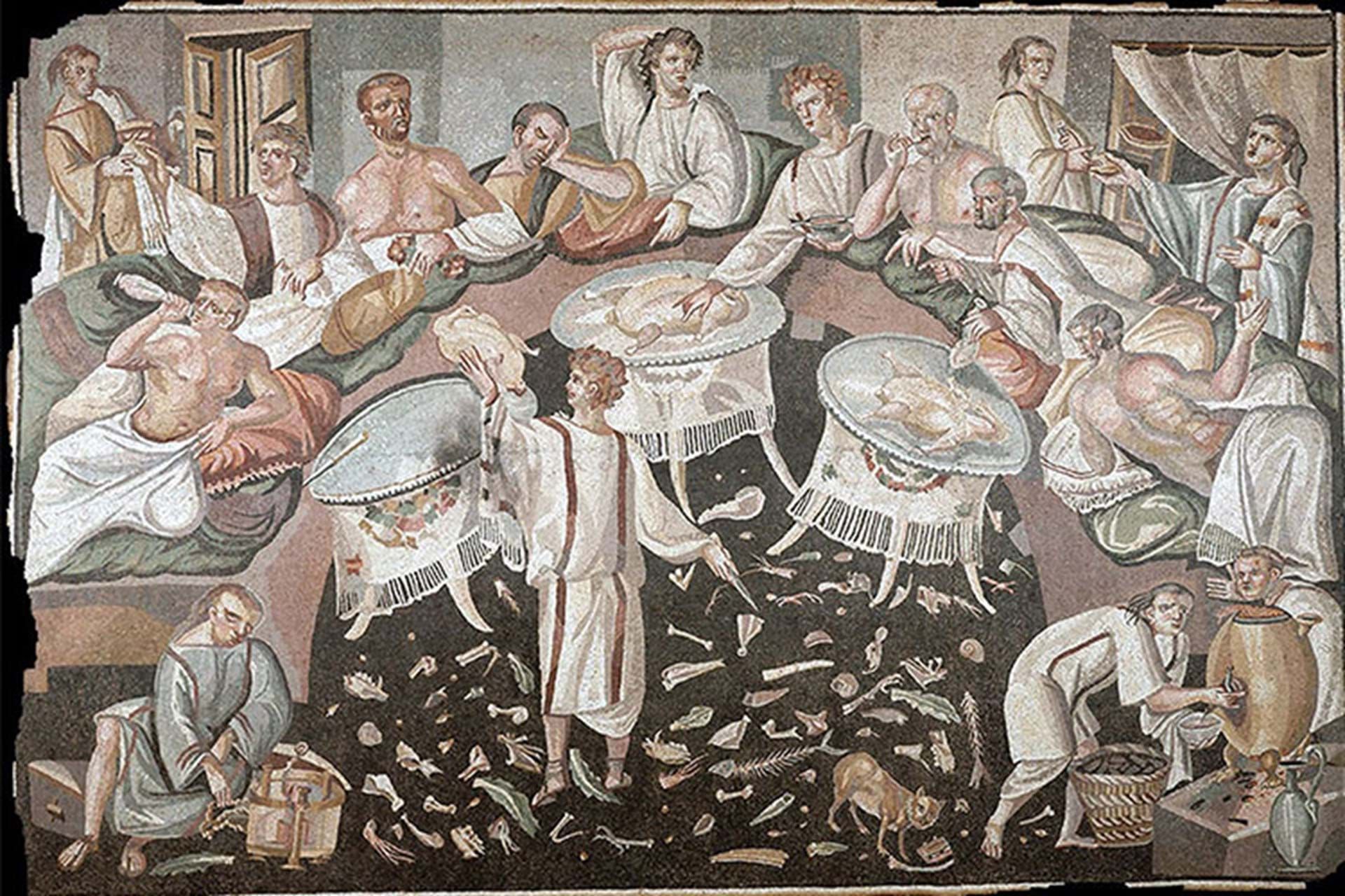A Roman dinner party
